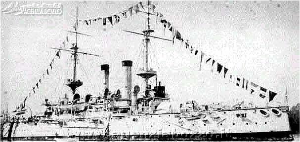 Navi da guerra Fuji 1896 incrociatore da battaglia di I classe